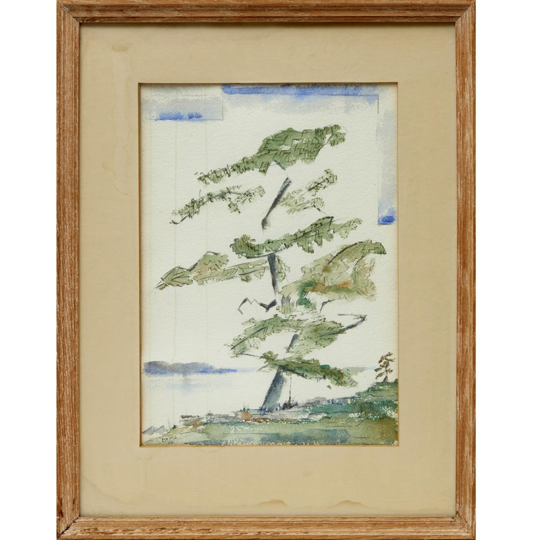 William F. C. Ewing, watercolor on paper, 1946 (1 of 9)