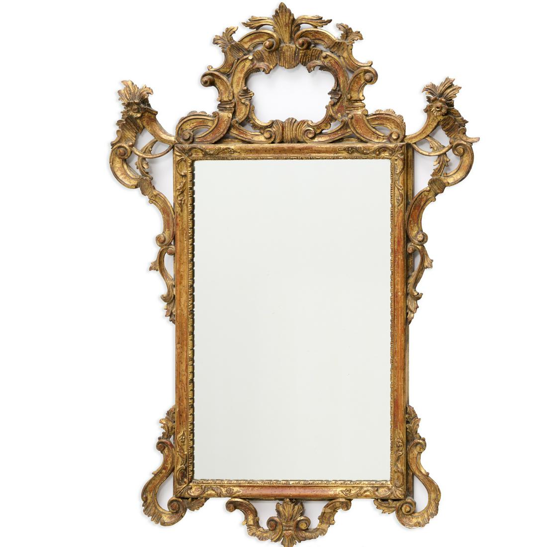 Venetian Rococo style giltwood pier mirror (1 of 8)