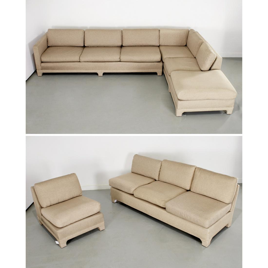 John Stuart 4-section wool sectional sofa (1 of 14)