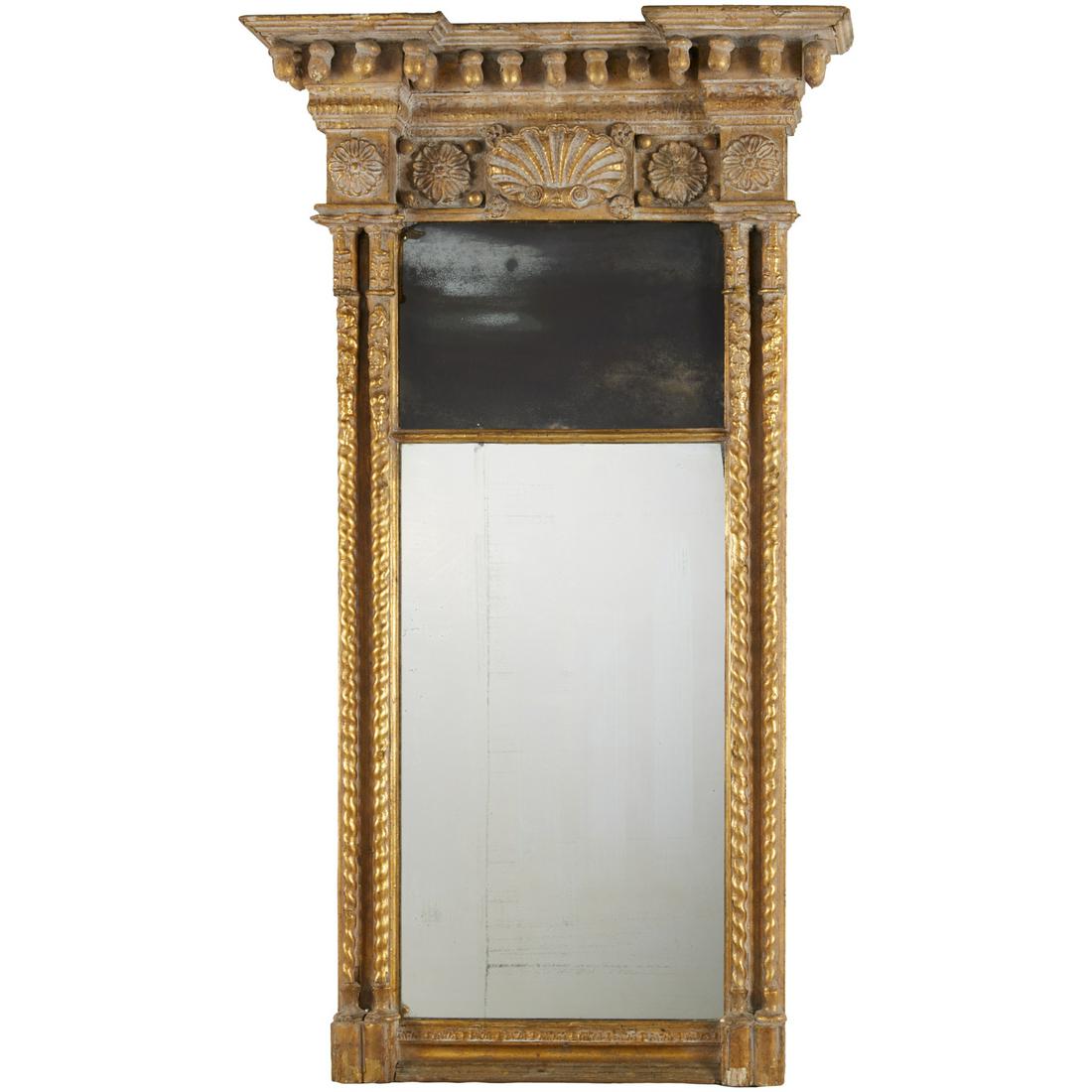 American Classical giltwood pier mirror (1 of 6)