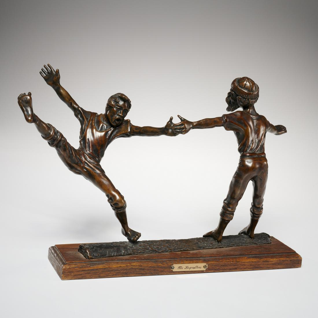 Paul Wegner, bronze figures, 1977 (1 of 9)