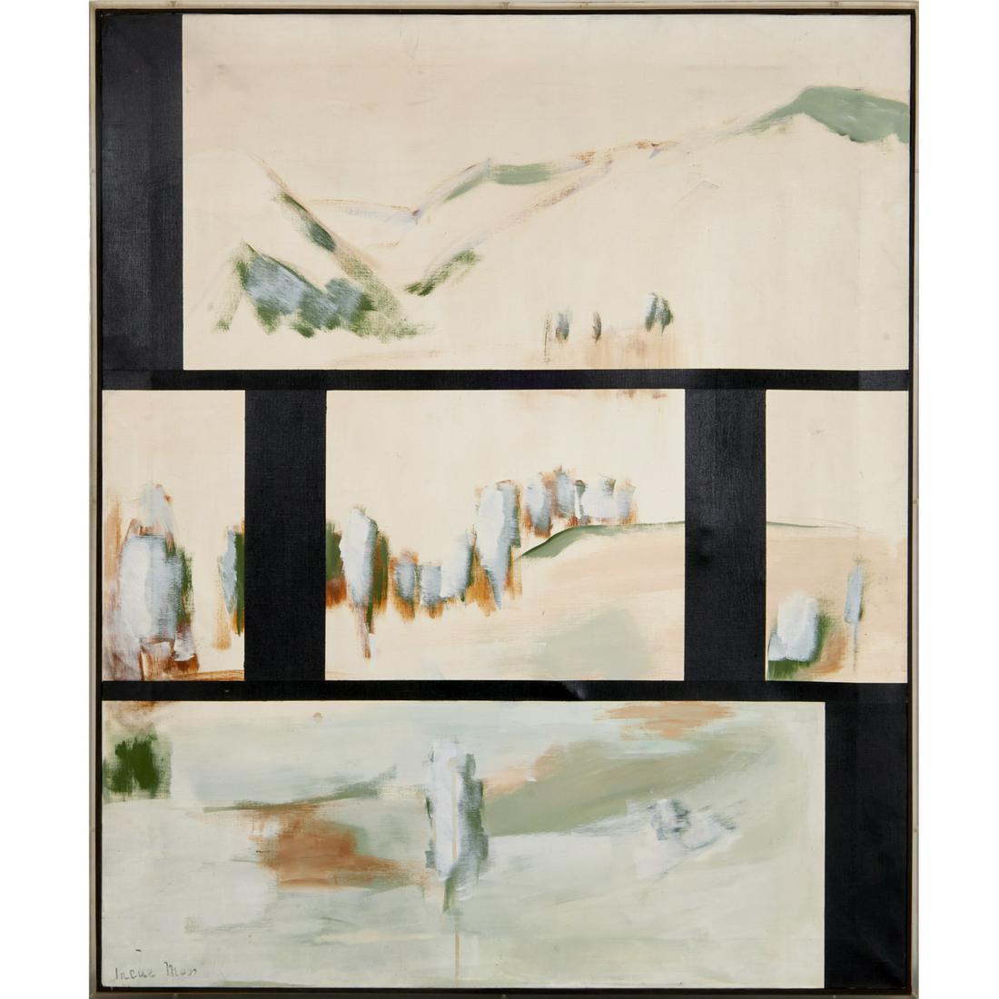 Irene Moss, large oil on canvas (1 of 5)