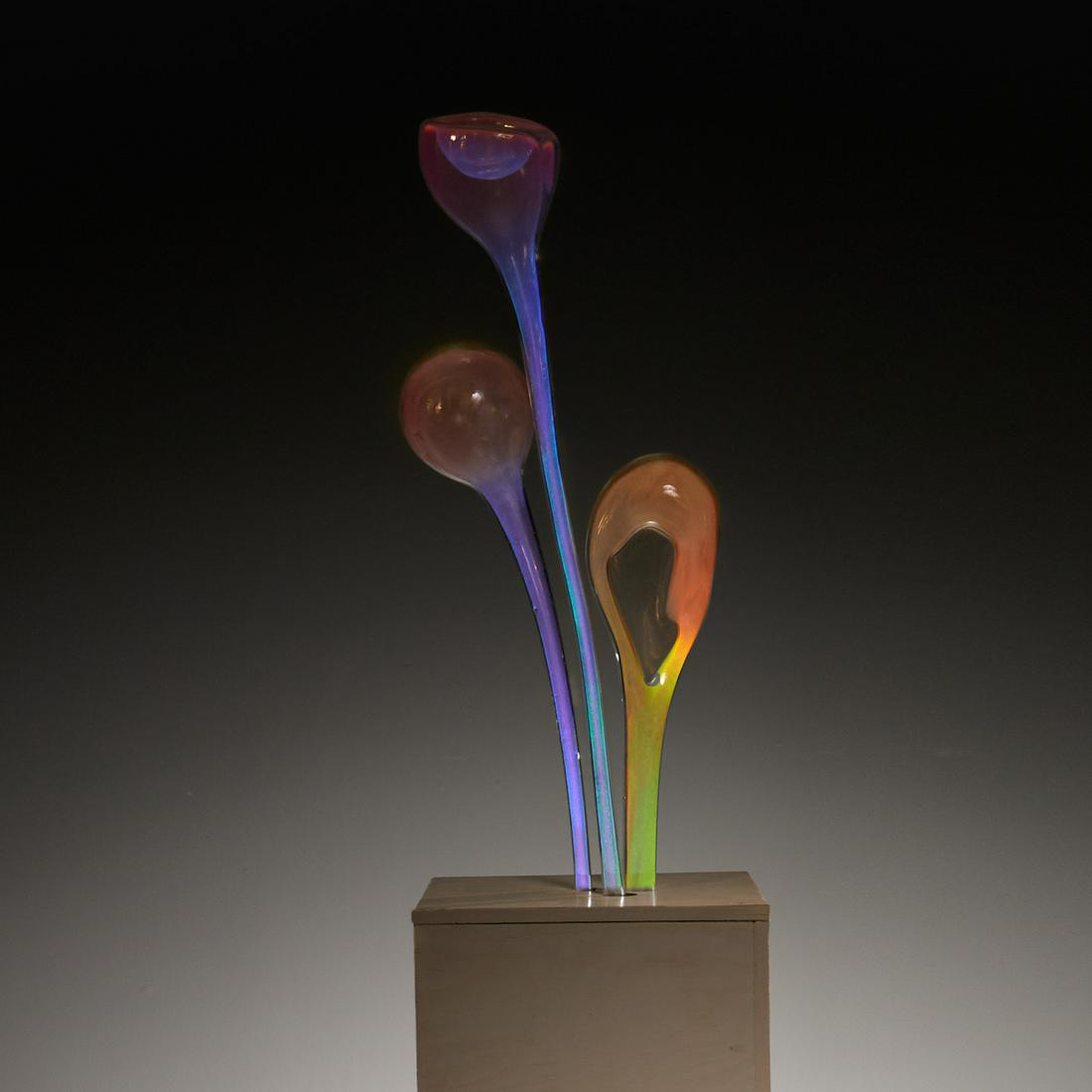 Mundy Hepburn, glass light sculpture, 1991 (1 of 8)
