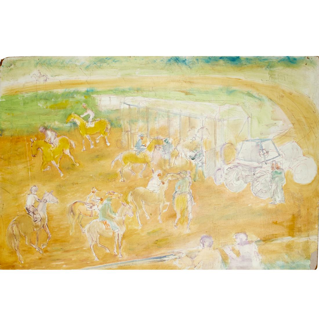 Emil Hess, oil in Masonite, 1987 (1 of 6)