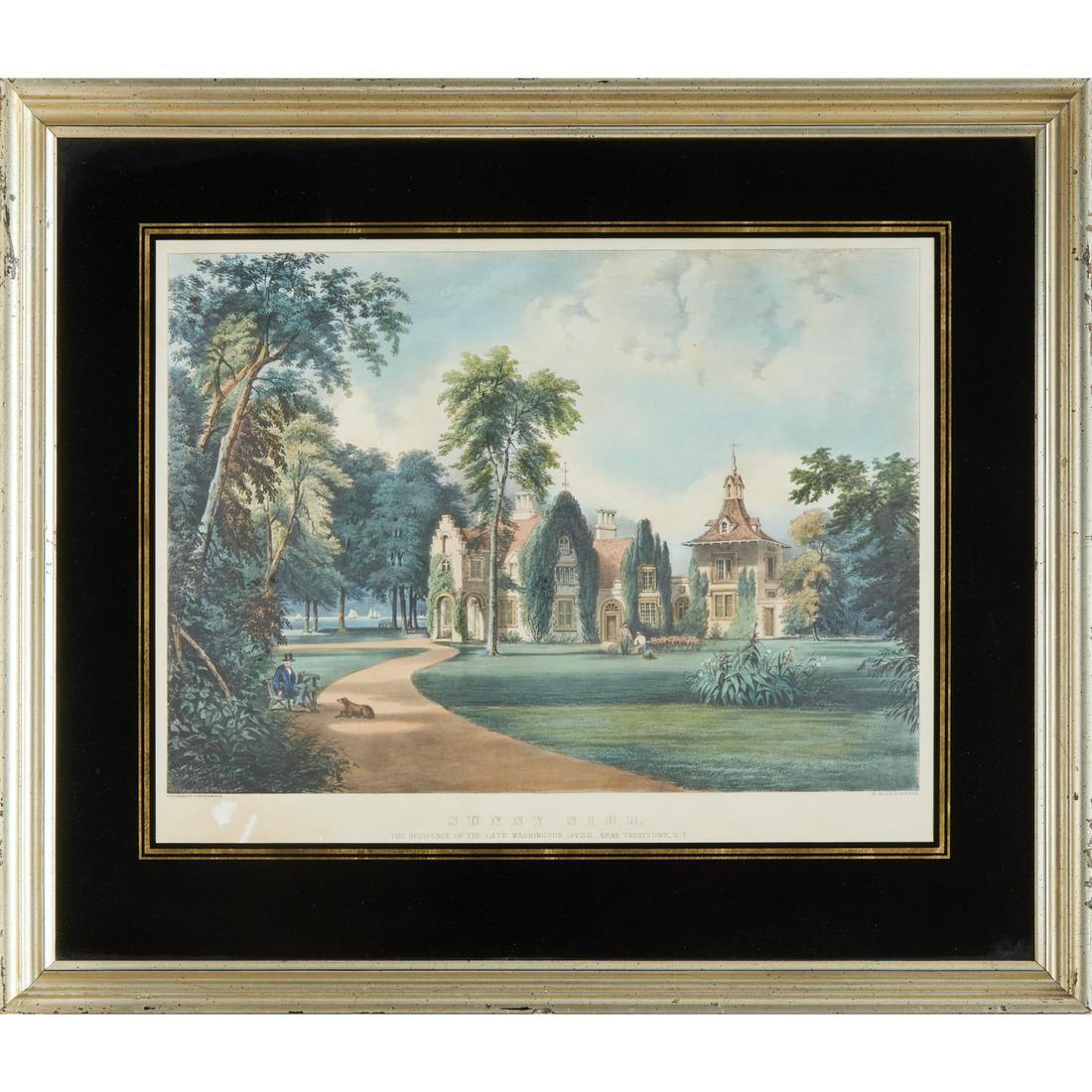 Currier & Ives, hand-colored lithograph (1 of 8)