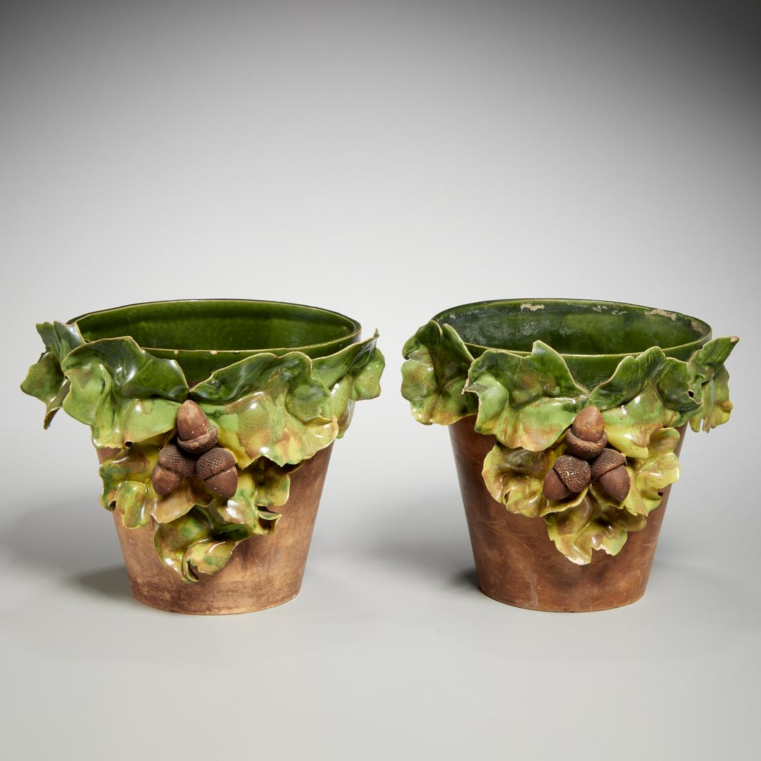 Maxine Cloud, pair California Studio planters 1932 (1 of 7)