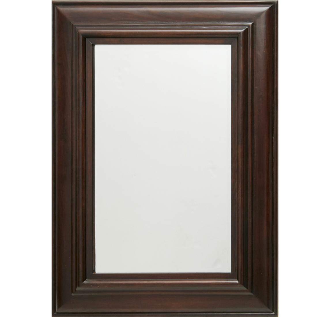 Pottery Barn mahogany wall mirror (1 of 4)