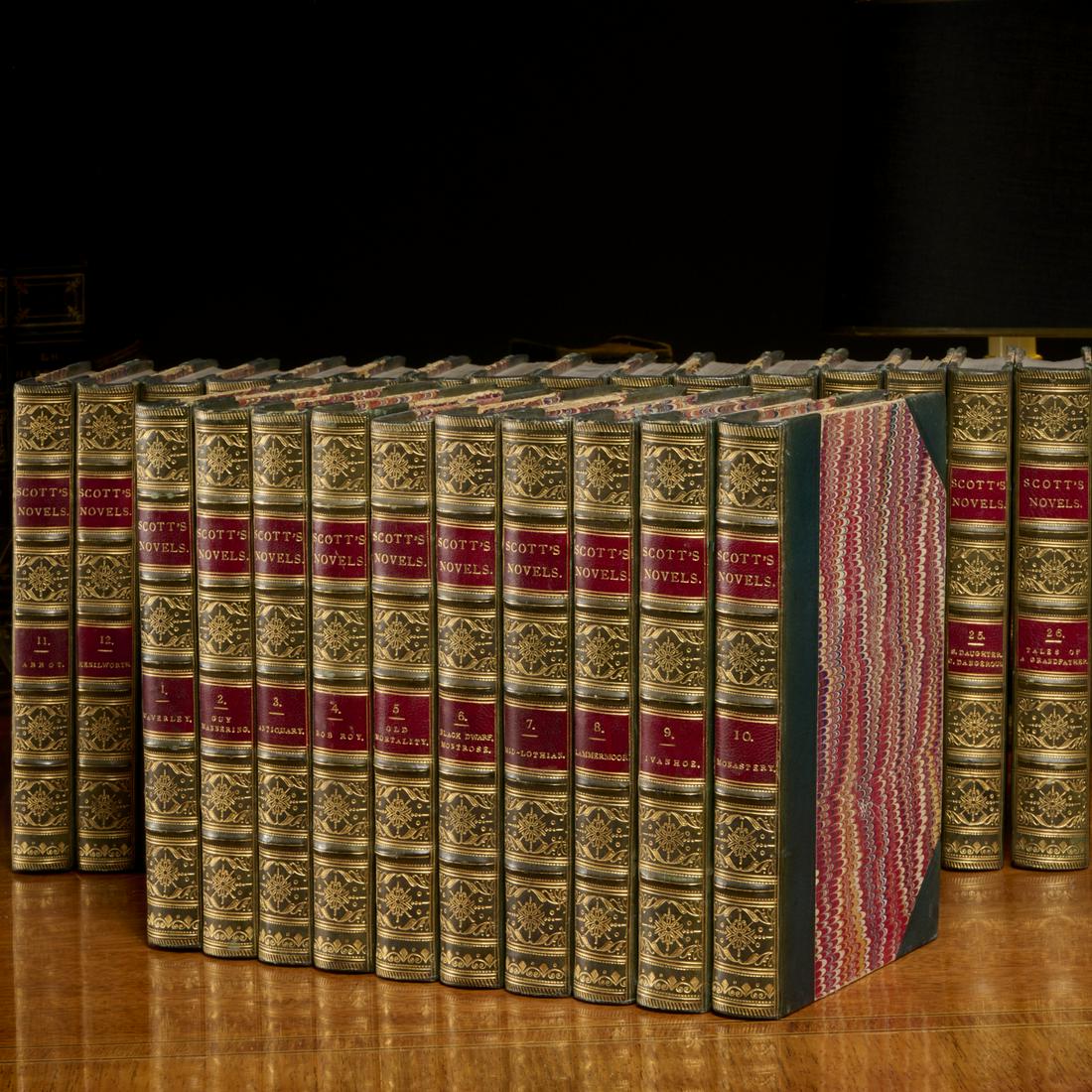 The Works of Sir Walter Scott, (26) vols., c. 1880 (1 of 5)