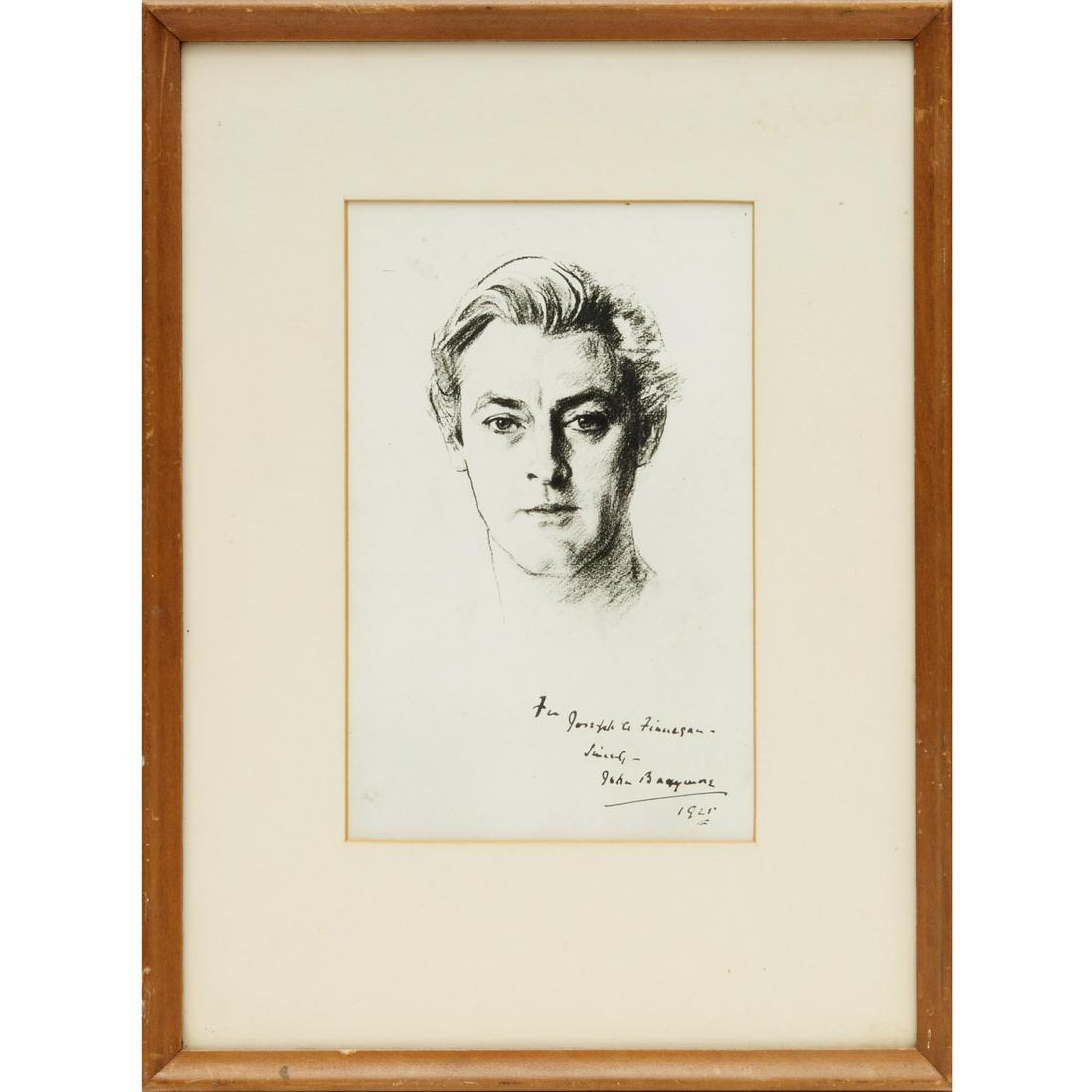 John Singer Sargent, litho signed John Barrymore (1 of 7)