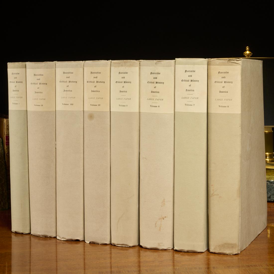 Narrative & Critical History of America, (8) Vols. (1 of 8)