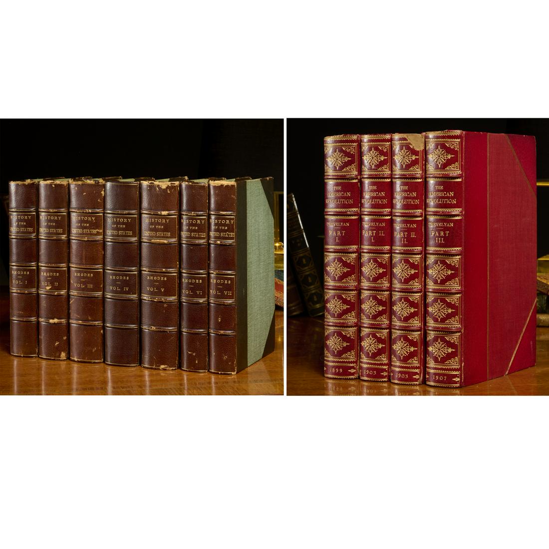 (11) Vols., U.S. History: Rhodes, Trevelyan (1 of 8)