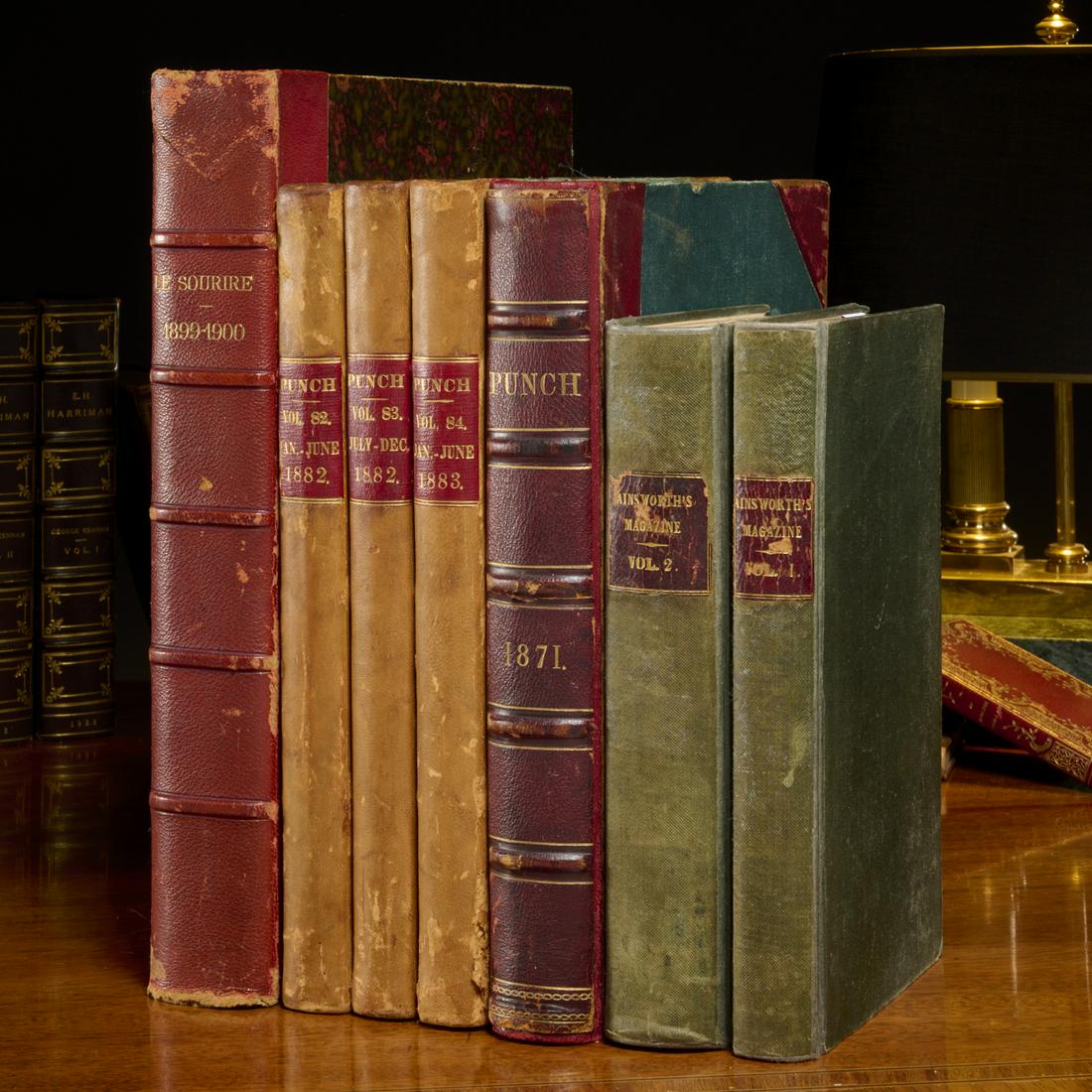 19th c. illustrated magazines, (7) bound vols. (1 of 11)