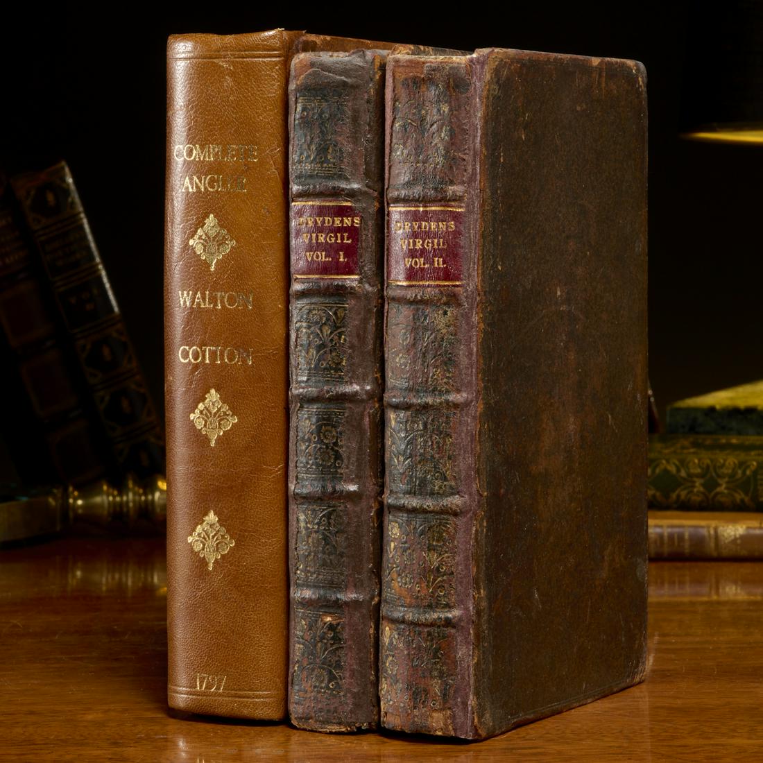 The Works of Virgil, 1716 + The Complete Angler (1 of 9)