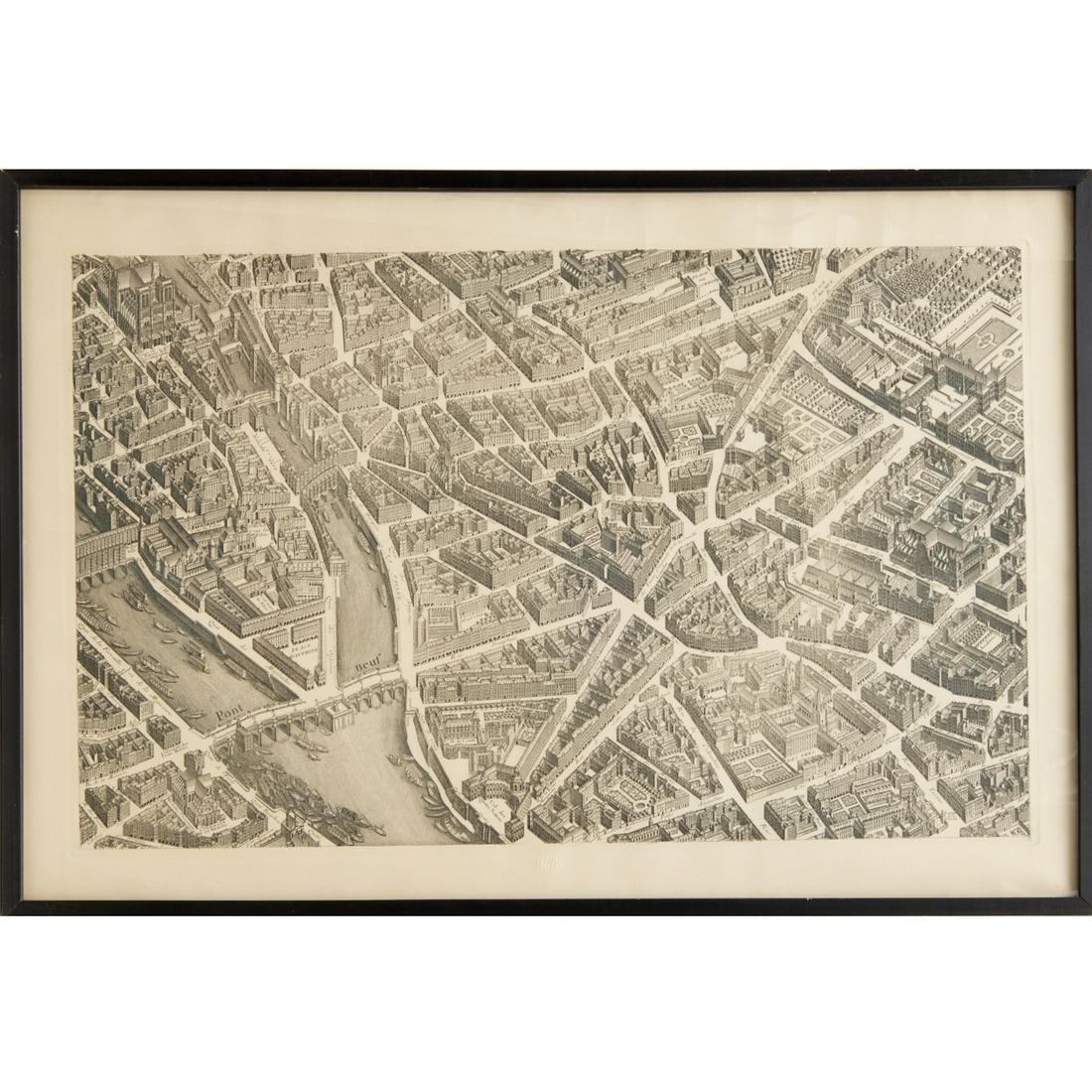 After Michel Etienne Turgot, map of Paris (1 of 6)