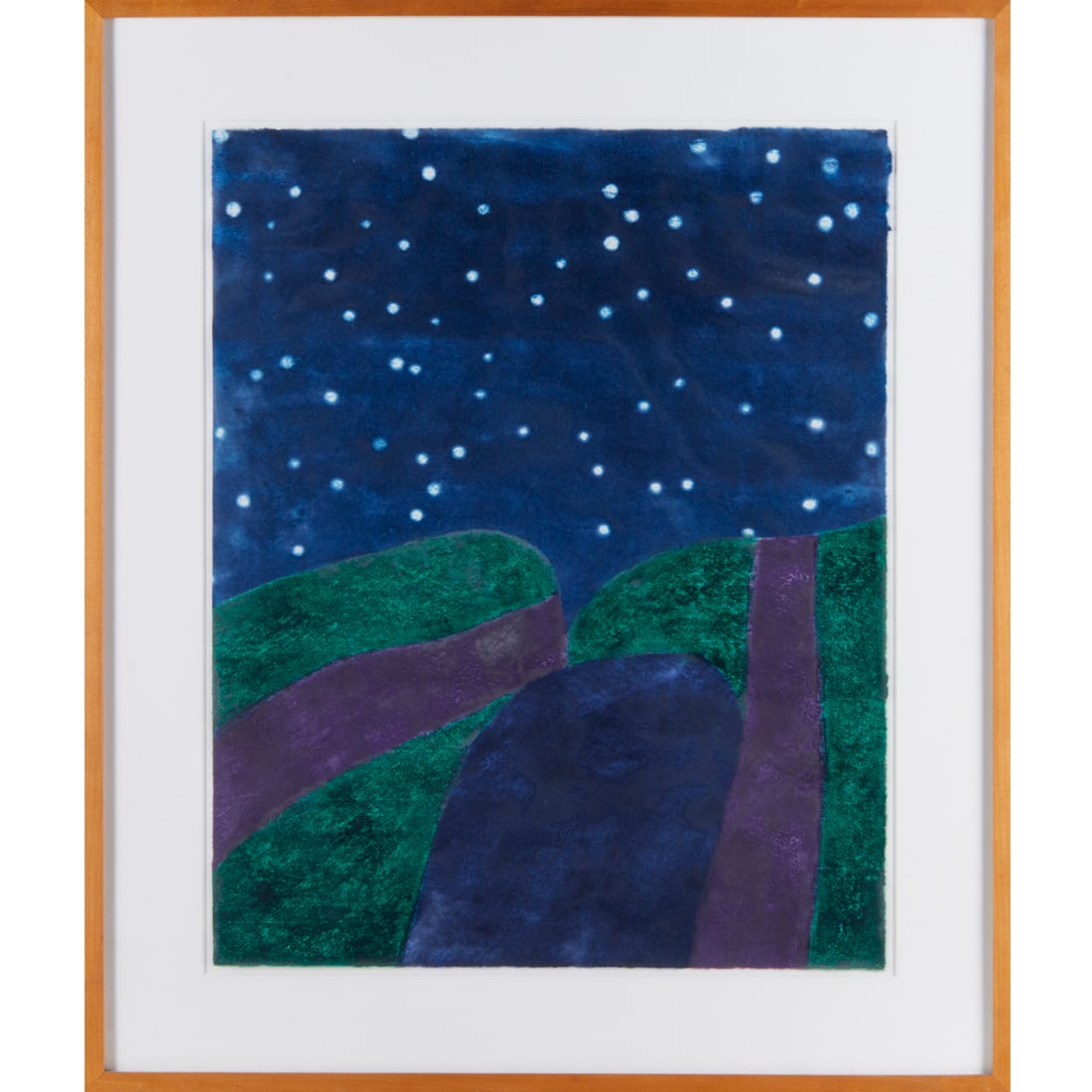 Carol Summers, color woodcut (1 of 7)