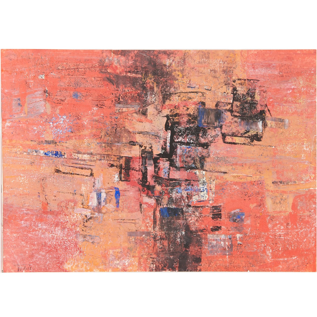 Andre Borderie, Abstract Composition, c. 1962 (1 of 8)