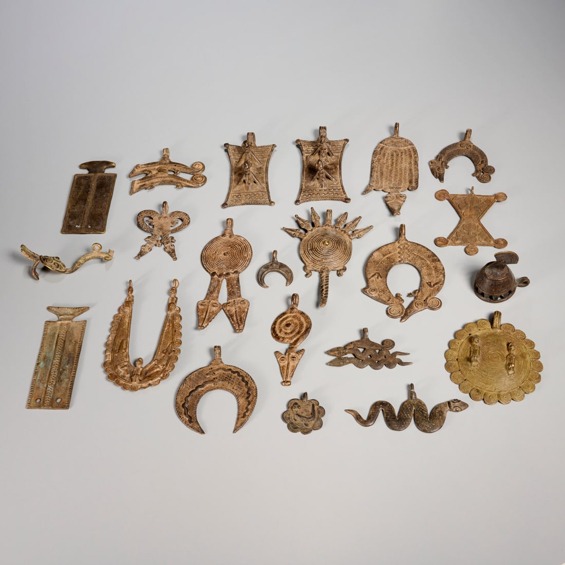 Lobi Peoples, collection metal pendants (1 of 8)