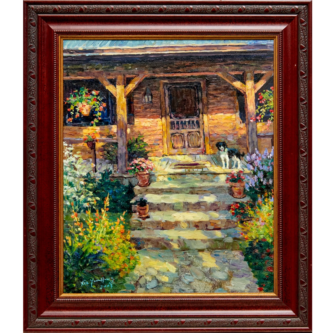 Yuan Huang Xie, oil on canvas, 2003 (1 of 6)