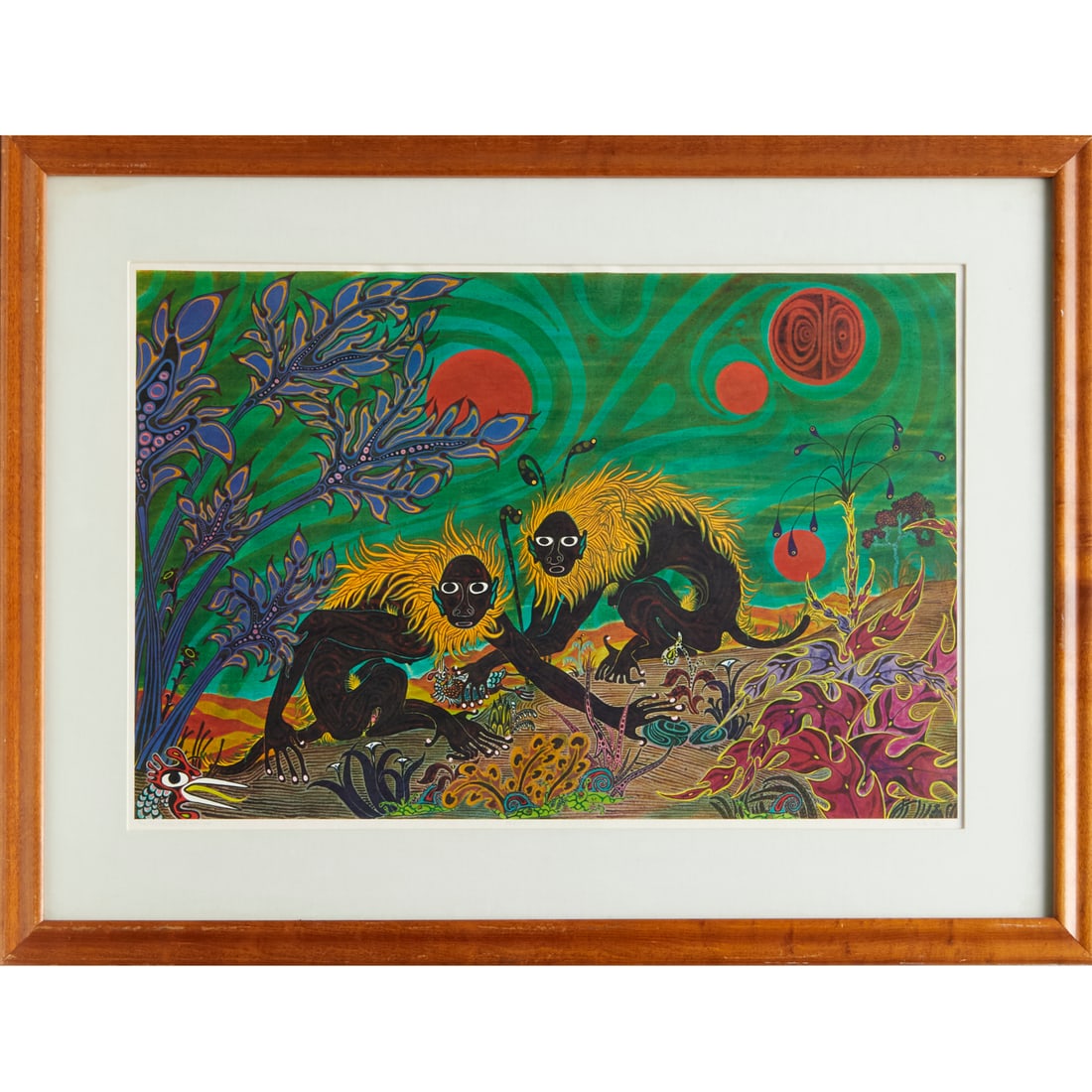 Jesse Allen, color lithograph, 1968 (1 of 9)