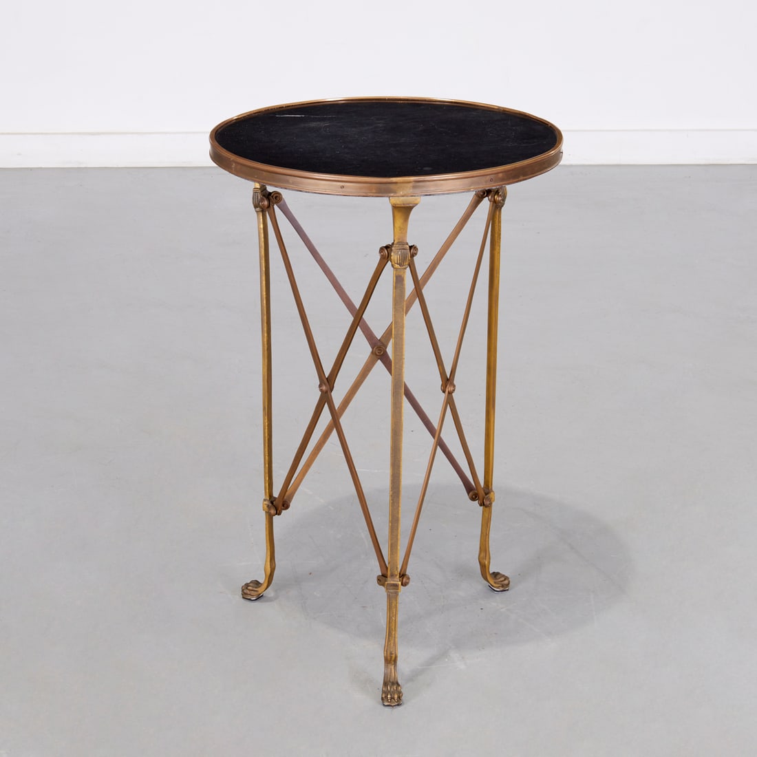 Directoire style marble top occasional table (1 of 5)