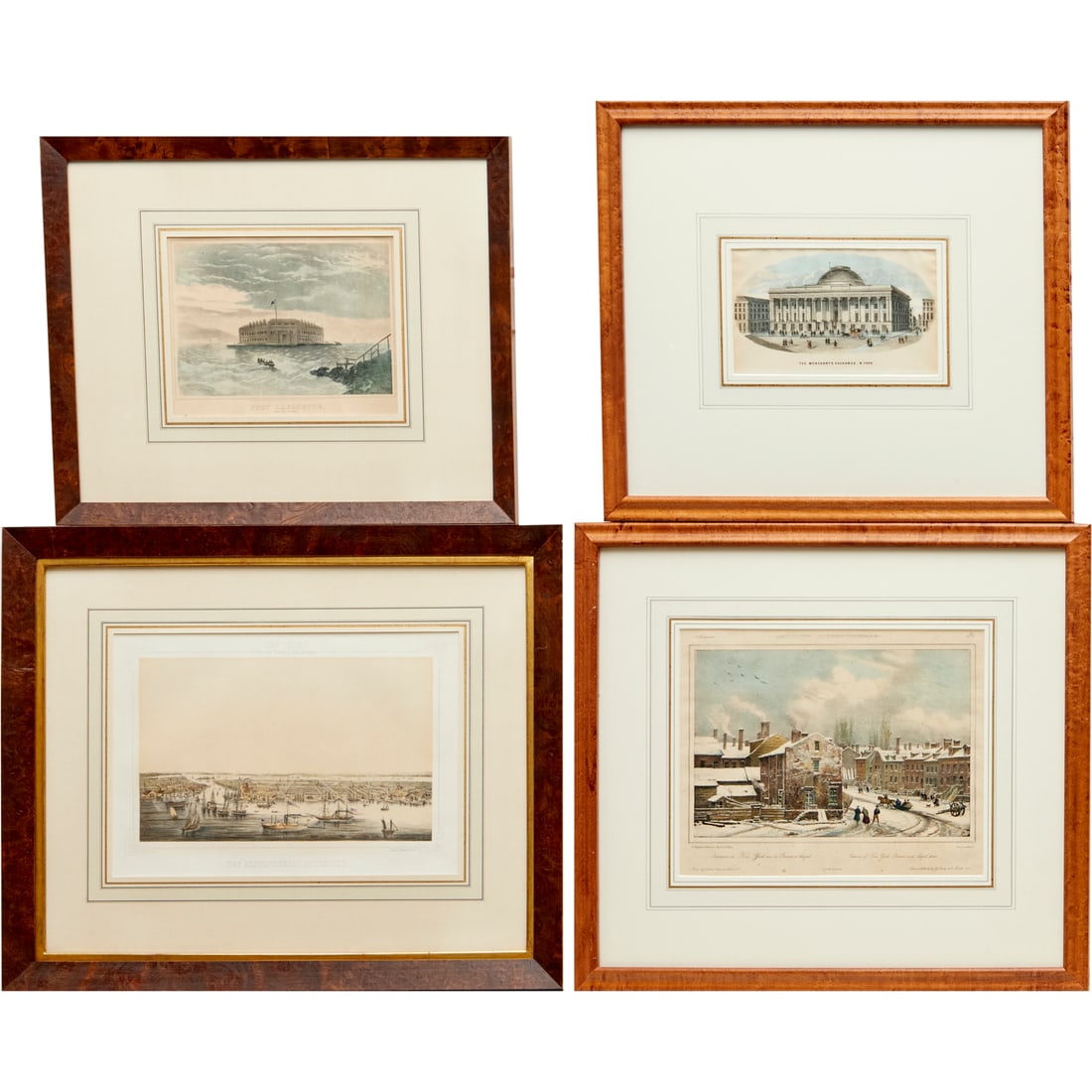 (4) New York City engravings, ex-Donald Heald (1 of 8)