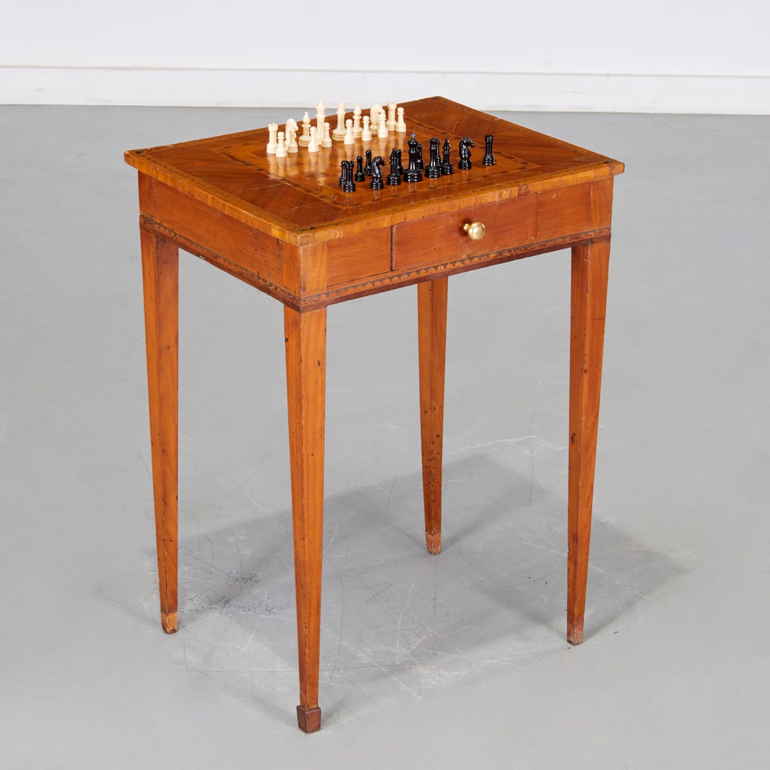 Continental Neo-Classic parquetry games table (1 of 9)