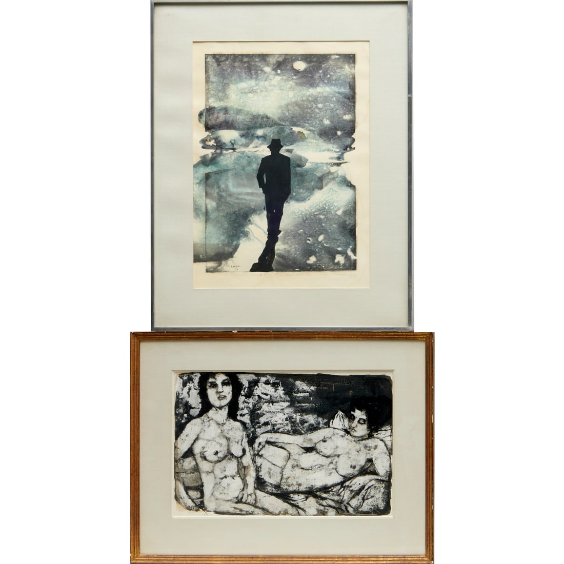 Franco Minei, (2) works on paper (1 of 6)