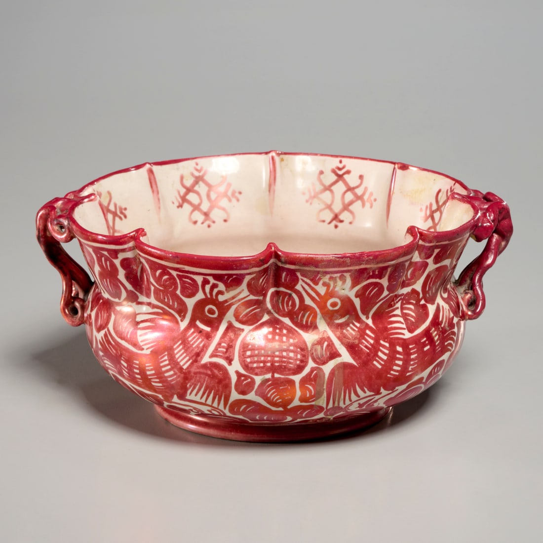 Cantagalli ceramic luster bowl (1 of 7)