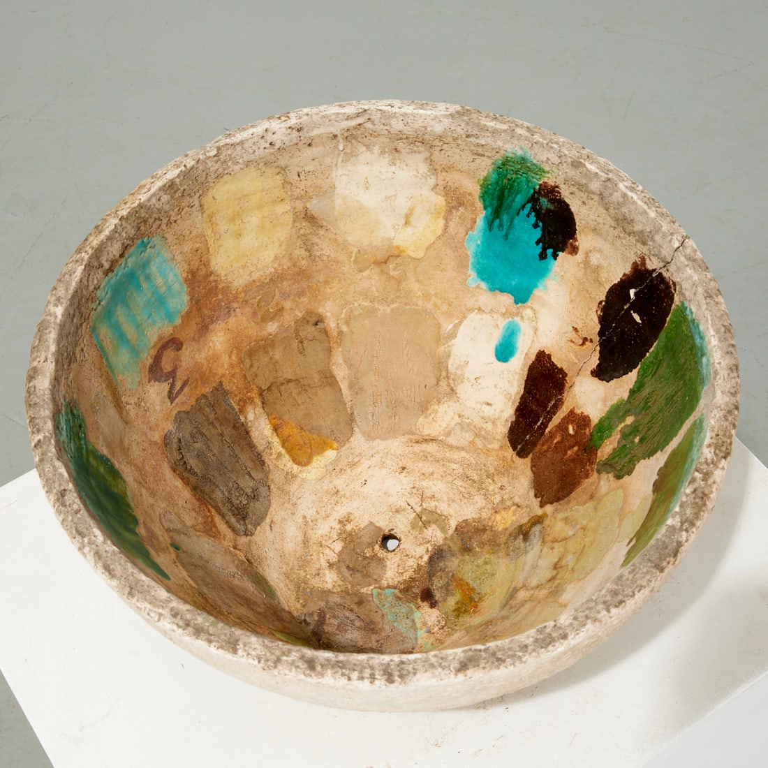 Mid-Century Modern test glaze planter (1 of 6)