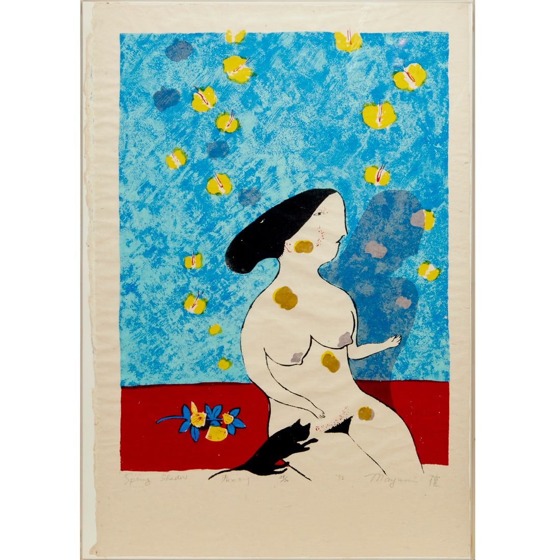 Mayumi Oda, screen print, 1972 (1 of 8)