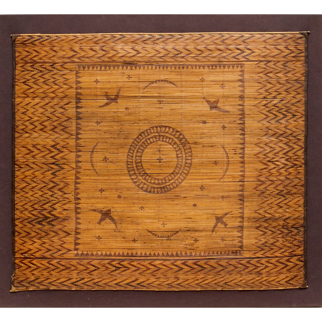 South Sumatra, Shaman's ceremonial lampit (mat) (1 of 7)