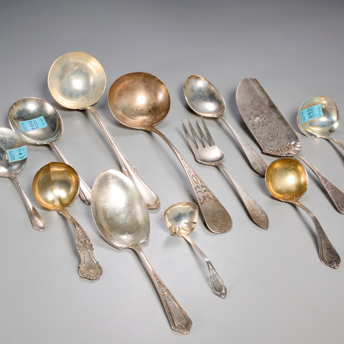 Group American sterling silver serving flatware (1 of 6)