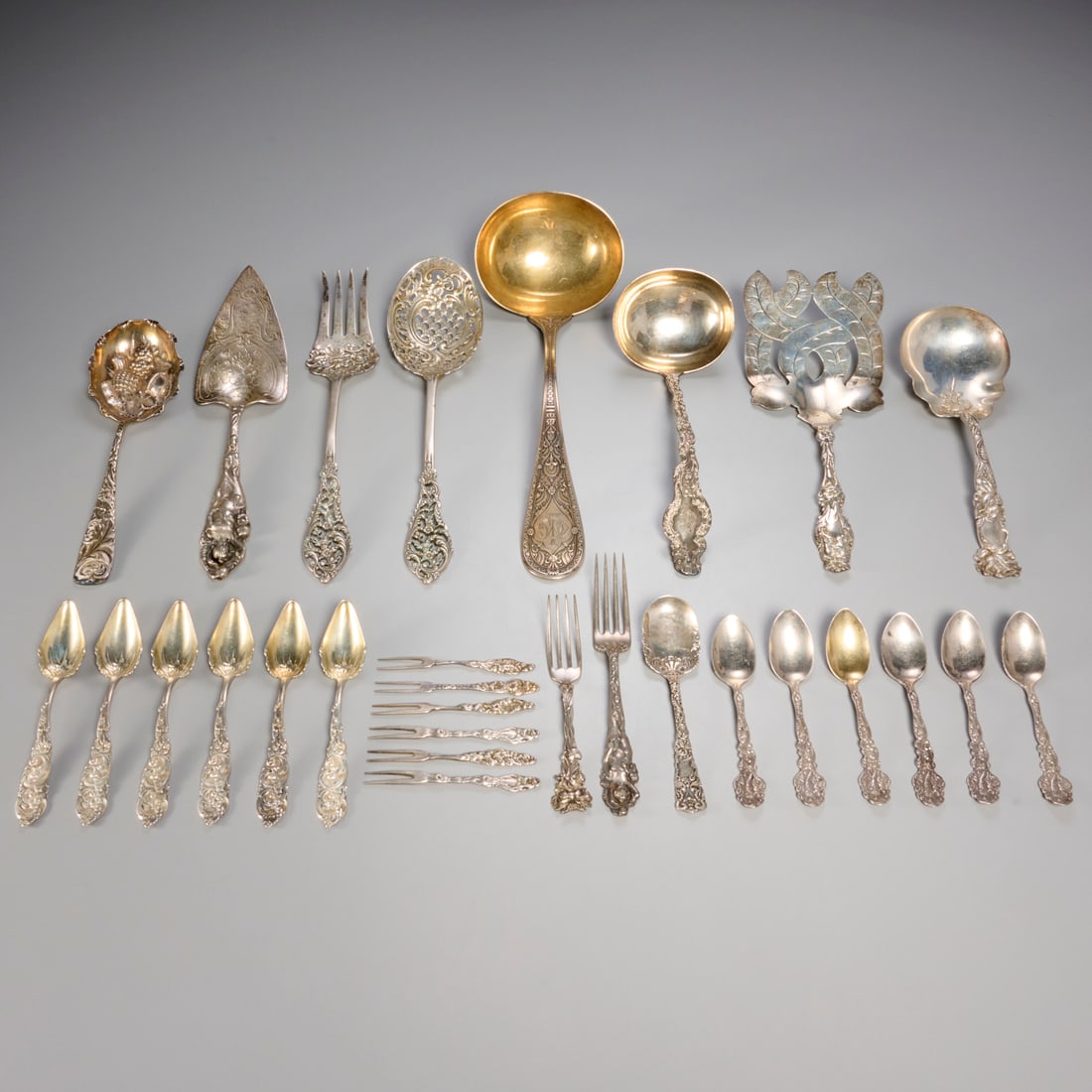 Group American sterling flatware, incl. Versailles (1 of 7)