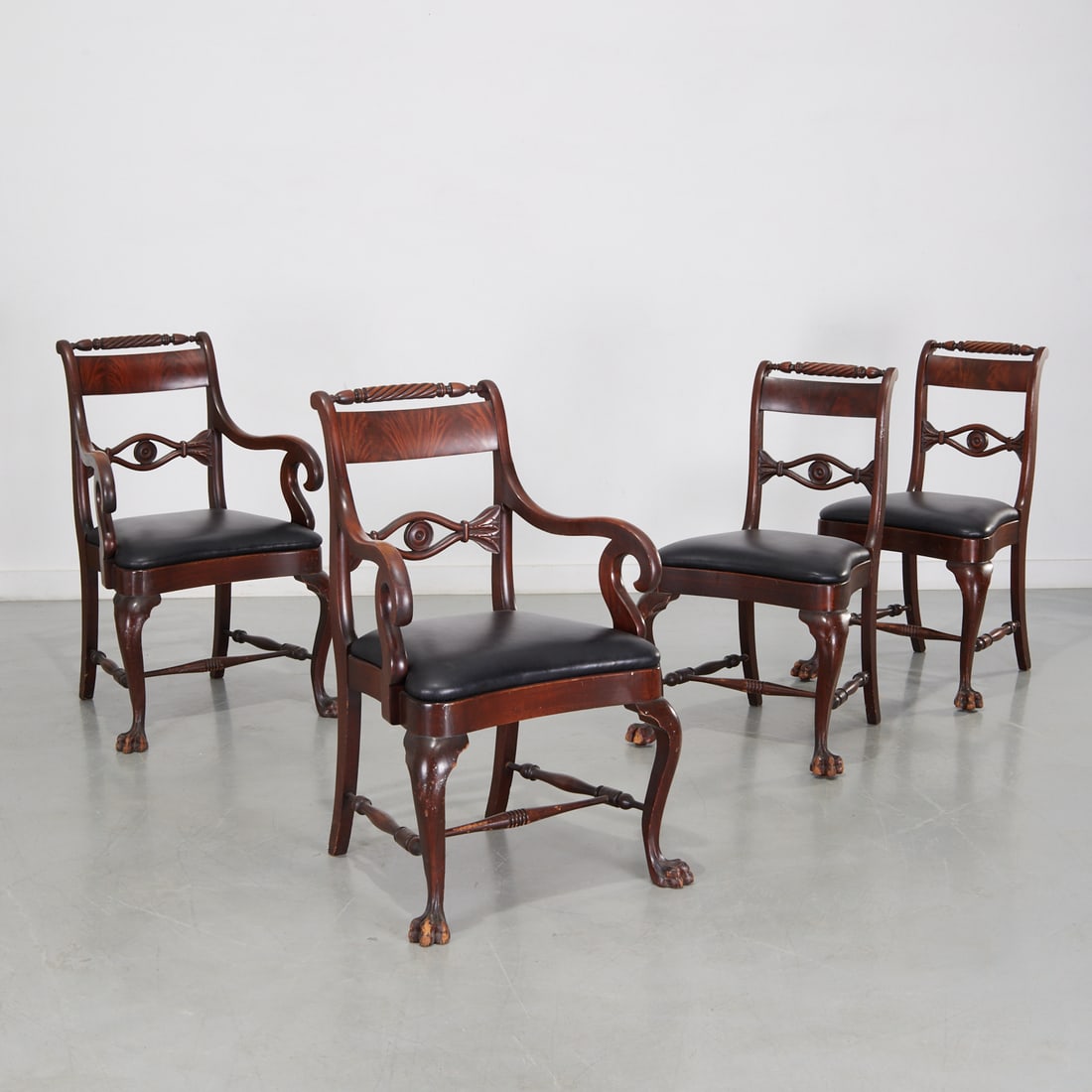 (4) Regency style mahogany chairs, ex-Museum (1 of 8)