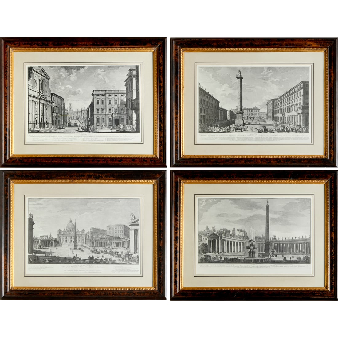 Francesco Panini (after), (4) large prints (1 of 10)