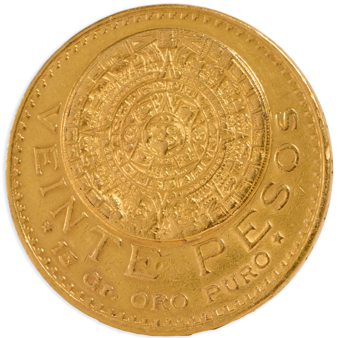 1919 Mexico 20 Peso gold coin (1 of 2)
