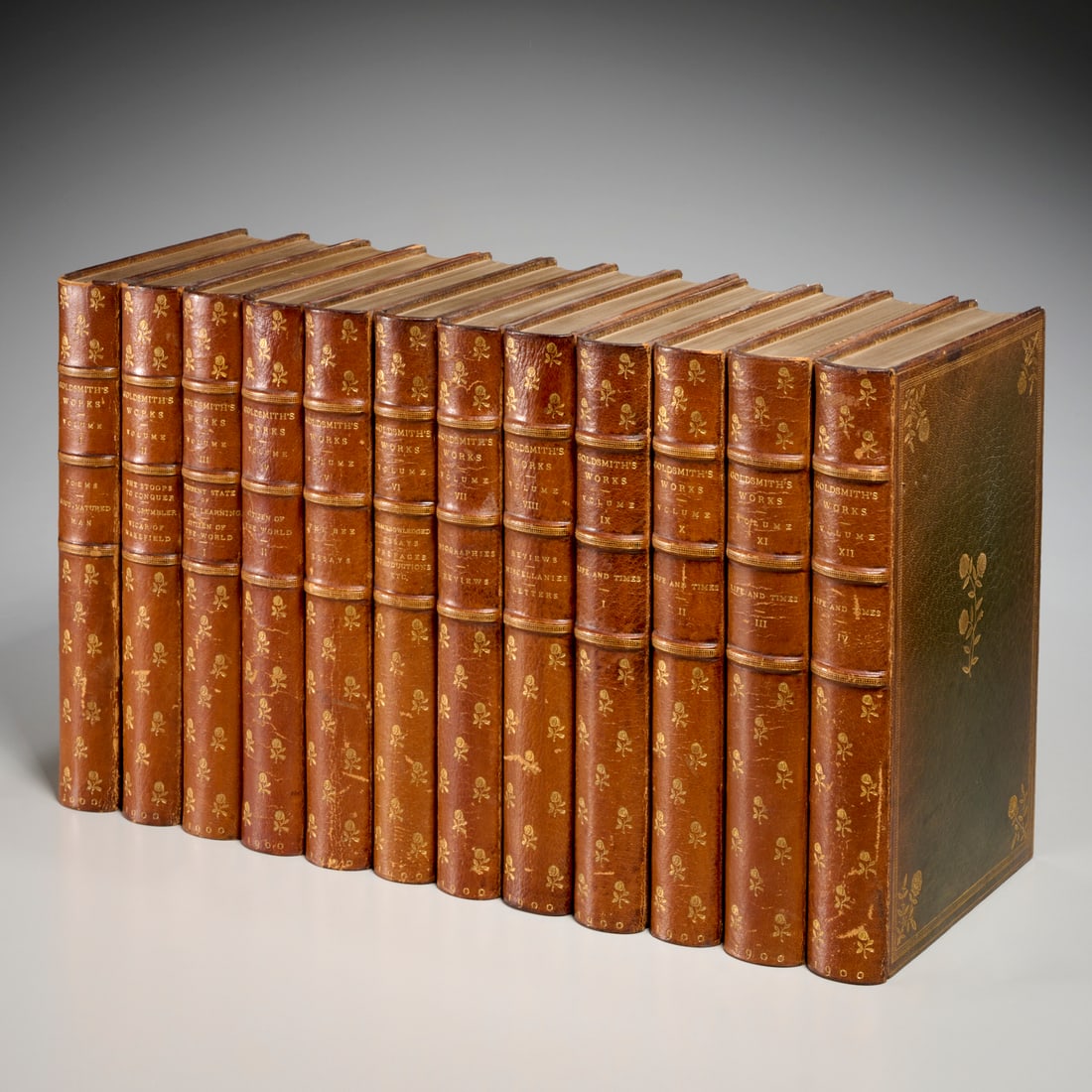 Goldsmith, (12) vols., signed by artists, 1900 (1 of 6)