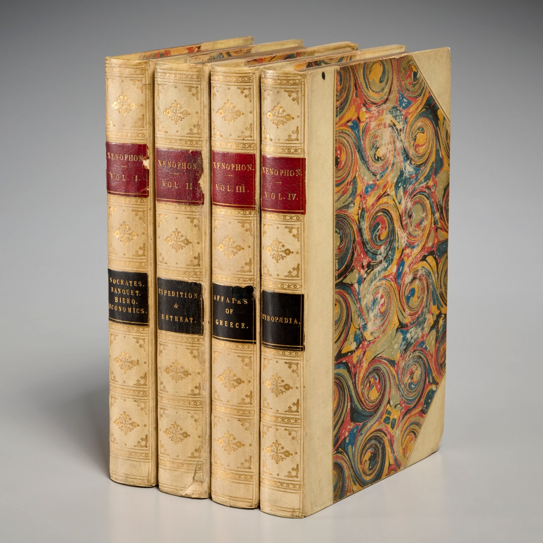 Xenophon, (4) vols. incl. Anabasis, 1798-1813: Xenophon, (4) vols. incl. Anabasis, 1798-1813, Includes: The Minor Works of Xenophon: viz. Memoirs of Socrates; The Banquet; Hiero... Printed for J. Walker, F. Wingrave, et. al., 1813; The Expedition