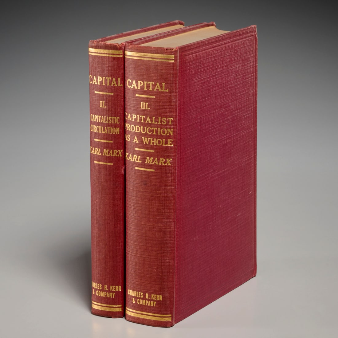 Karl Marx, Capital, (2) vols., 1933 (1 of 6)