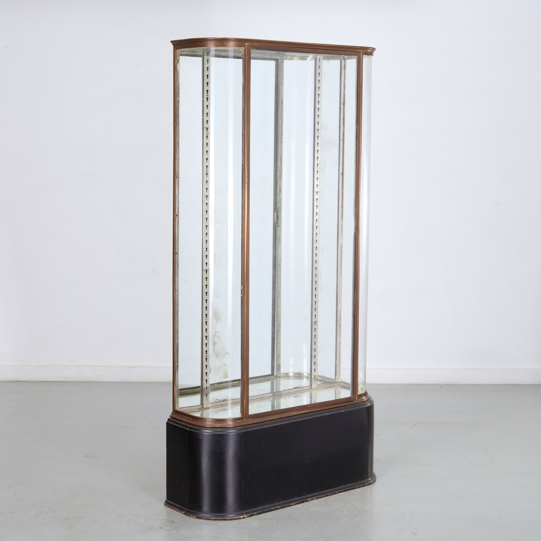 French Art Moderne brass display case (1 of 7)