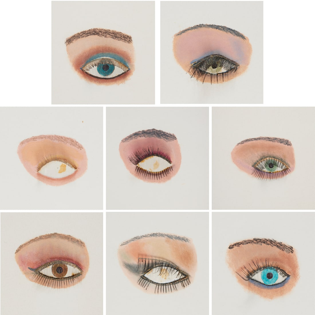 Lewis Stein, (8) large-format mixed-media drawings (1 of 12)