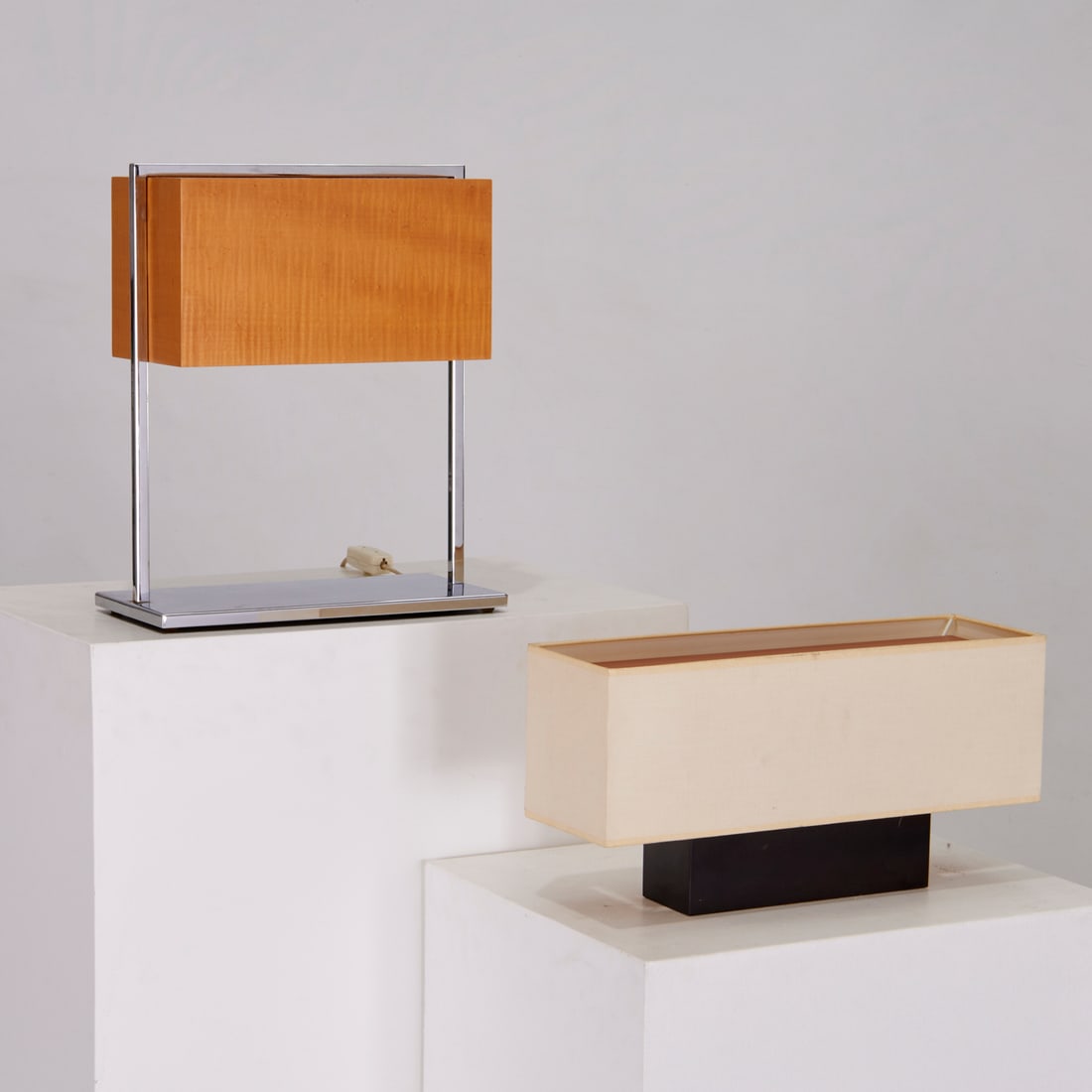 (2) Modernist architectural table lamps (1 of 8)
