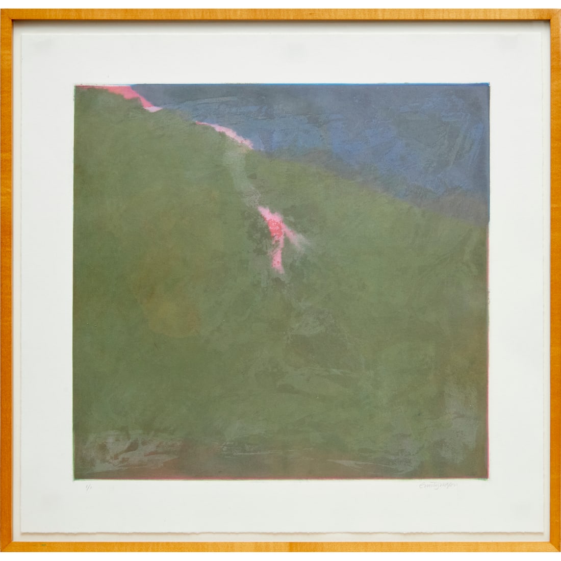 Emily Mason, Carborundum monoprint, 1996 (1 of 9)