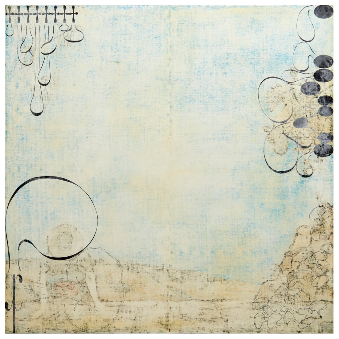 Dennis Hollingsworth, large scale painting, 1994 (1 of 6)