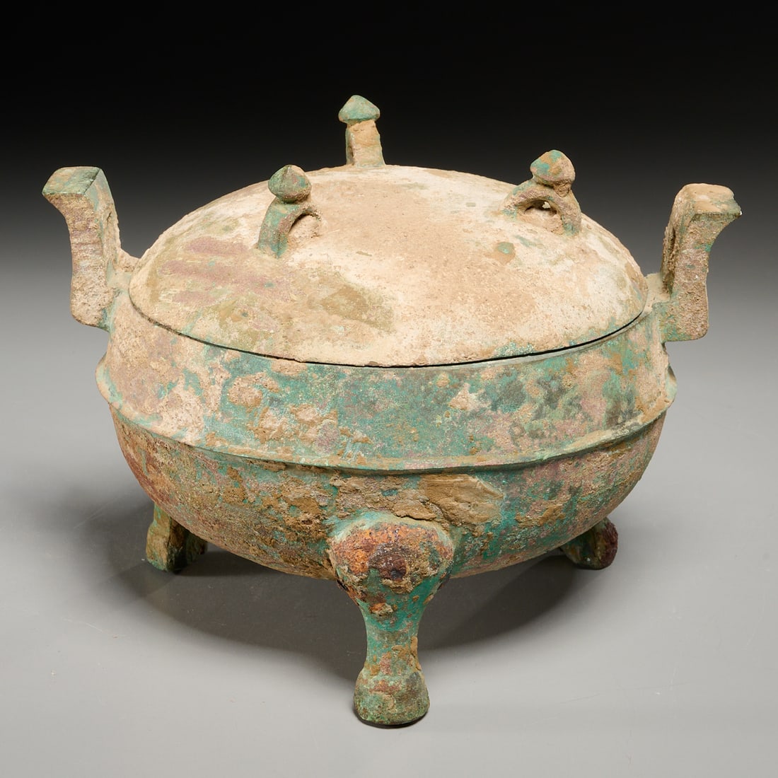 Chinese archaic style bronze ding (1 of 6)