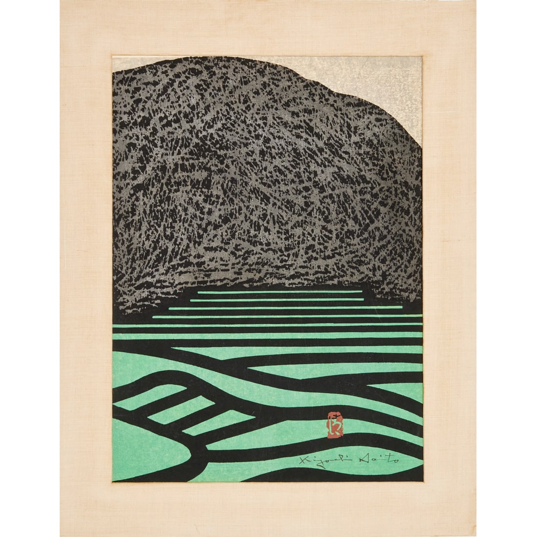 Kiyoshi Saito, woodblock print, 1962 (1 of 6)