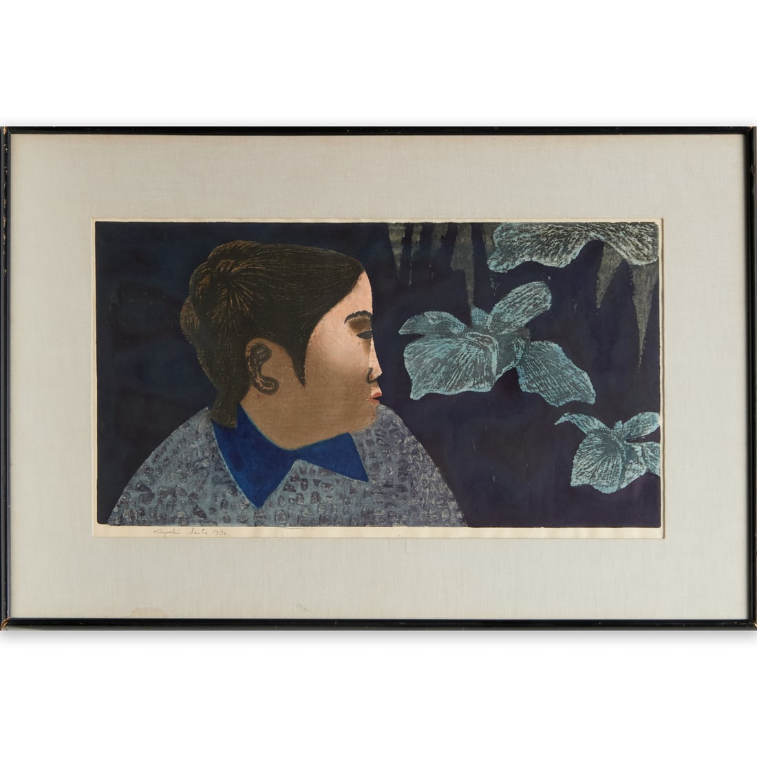 Kiyoshi Saito, color woodblock print (1 of 6)