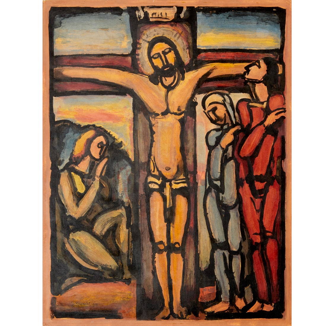 Georges Rouault, aquatint etching, 1936 (1 of 6)