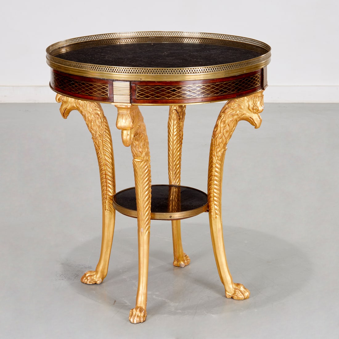 Baltic Neo-classical carved giltwood gueridon (1 of 8)