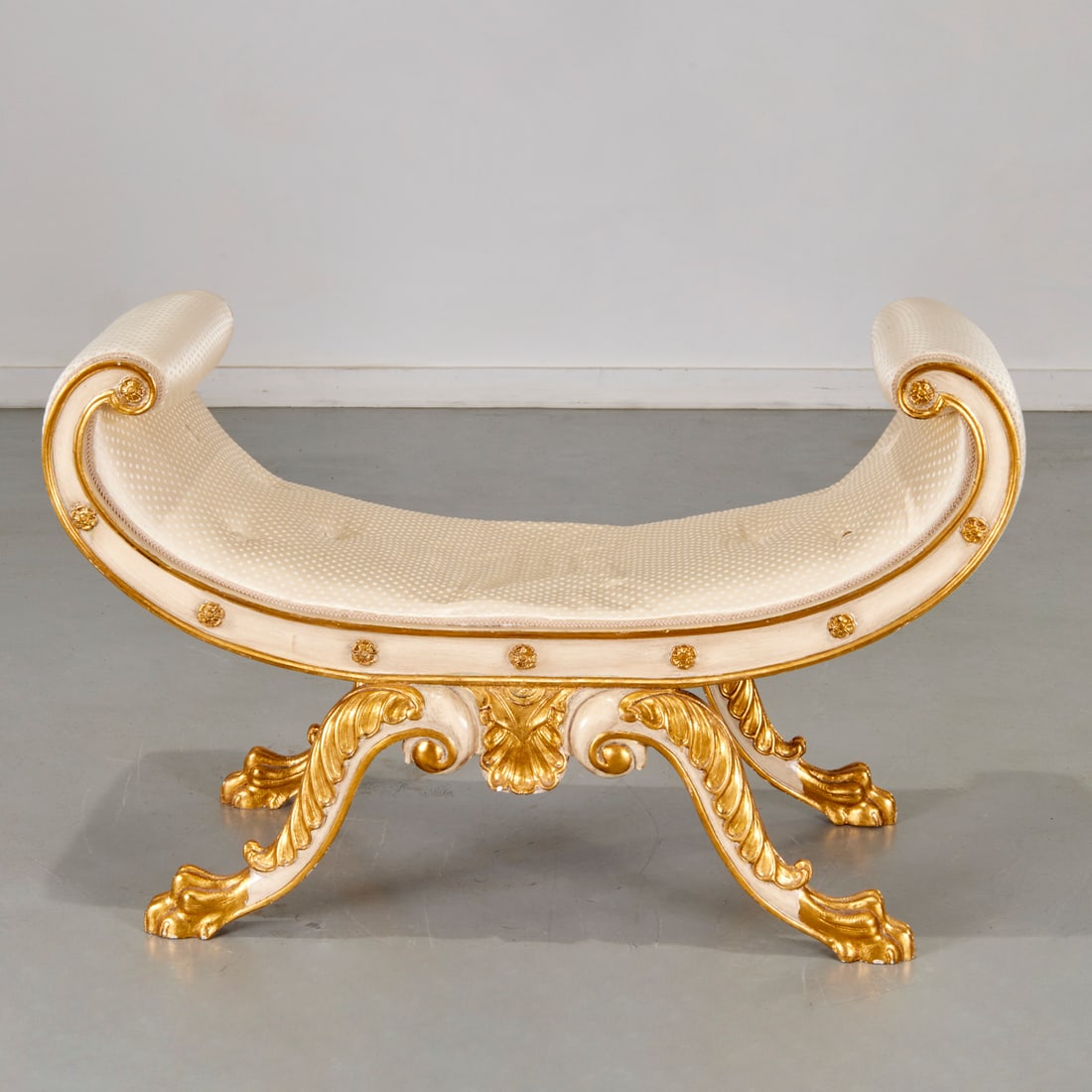 Italian Neo-classic style gondola bench (1 of 9)